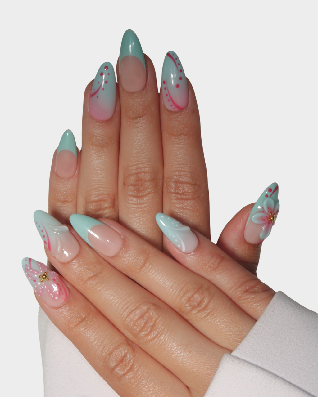 Aqua Tropic — Press-On Nails