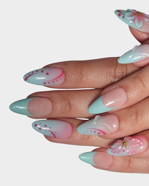 Aqua Tropic — Press-On Nails