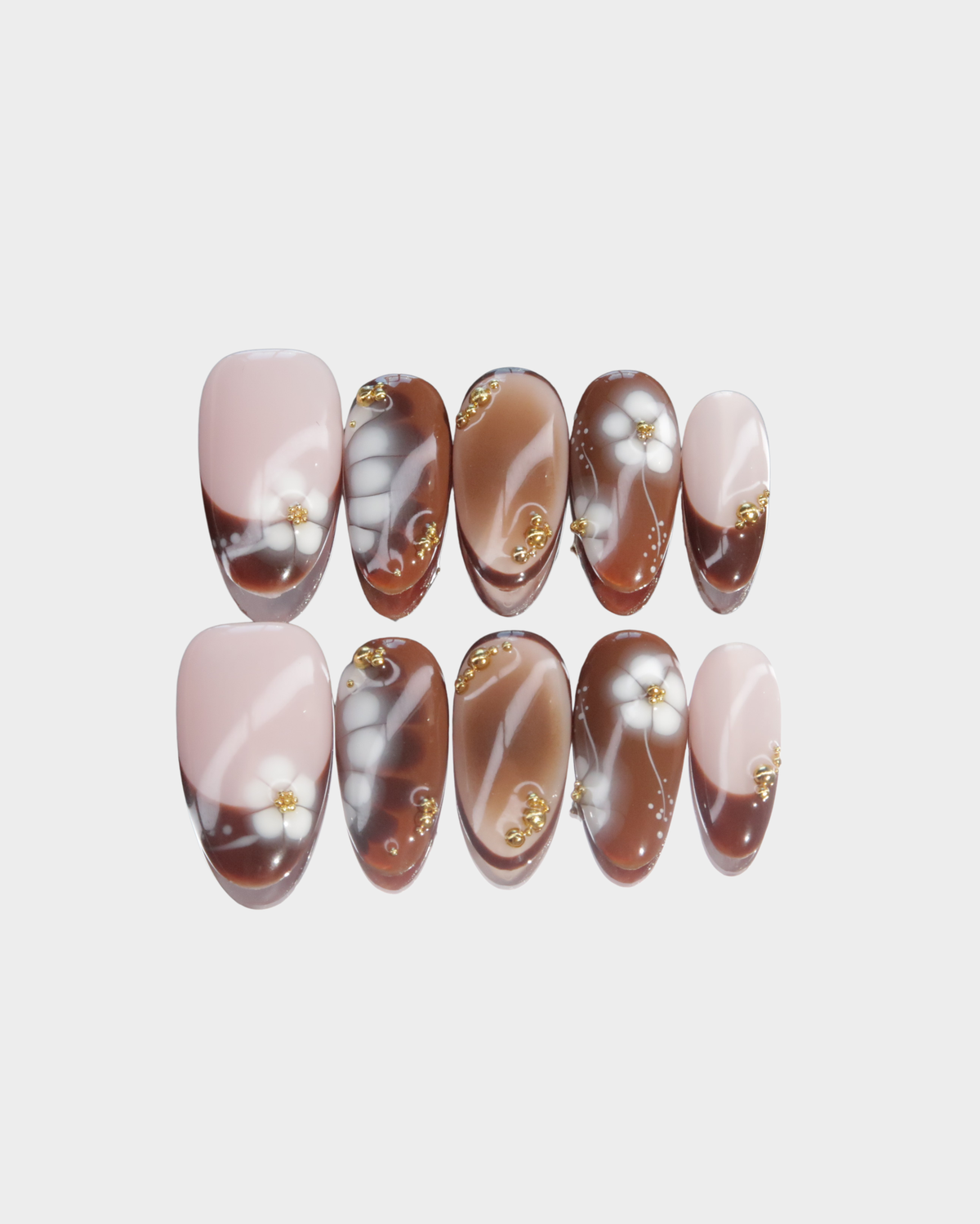 Fall Coffee — Press-On Nails