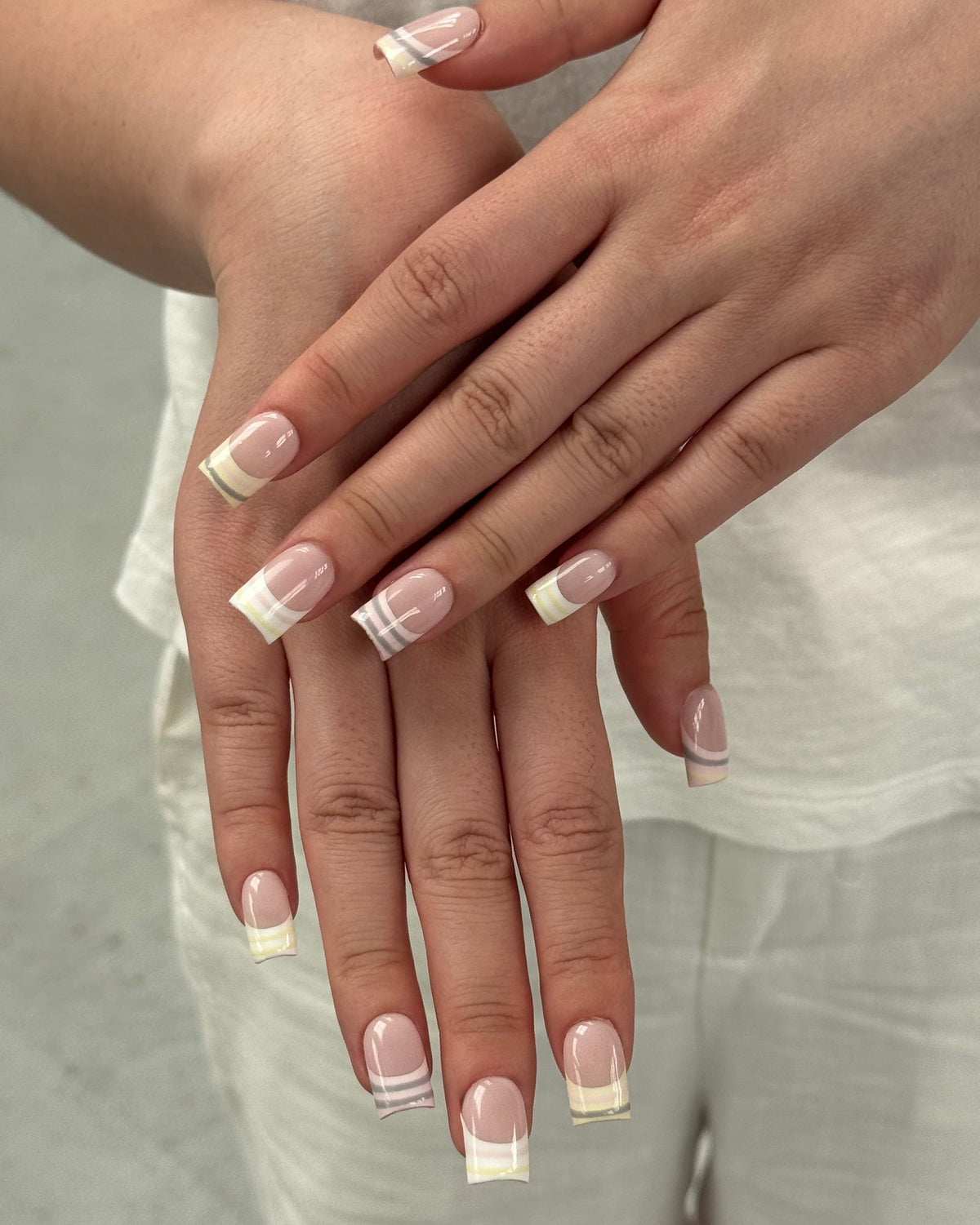 Pastel Mood: Candy Stripes Nails — Press-On Nails
