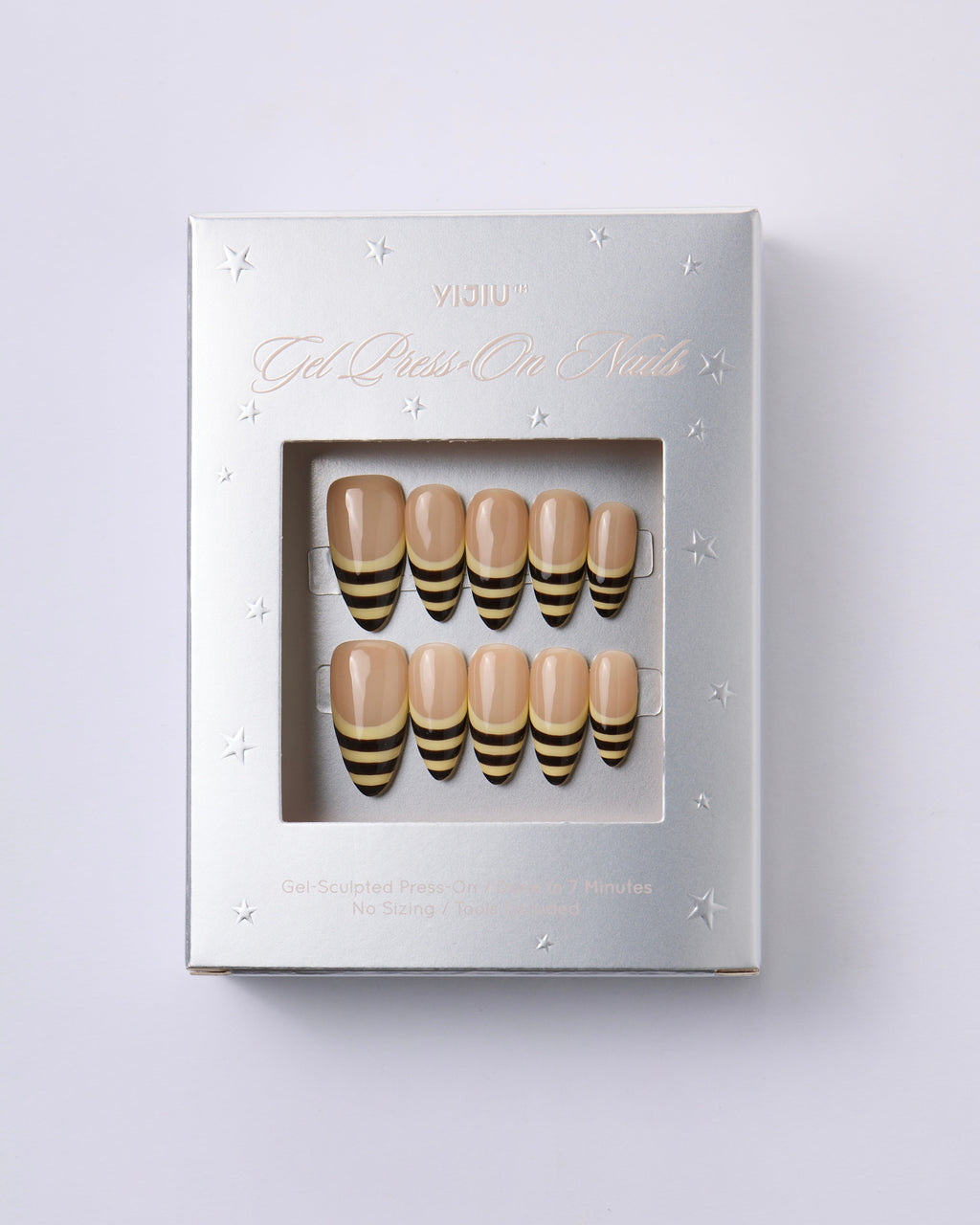 Work Like A Bee — Press-On Nails
