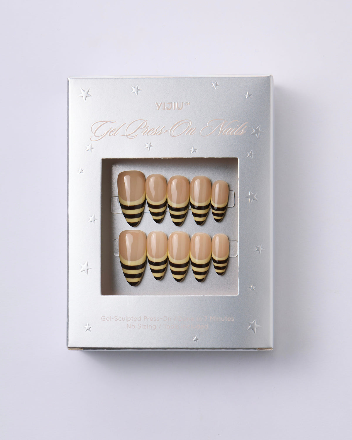 Work Like A Bee — Press-On Nails