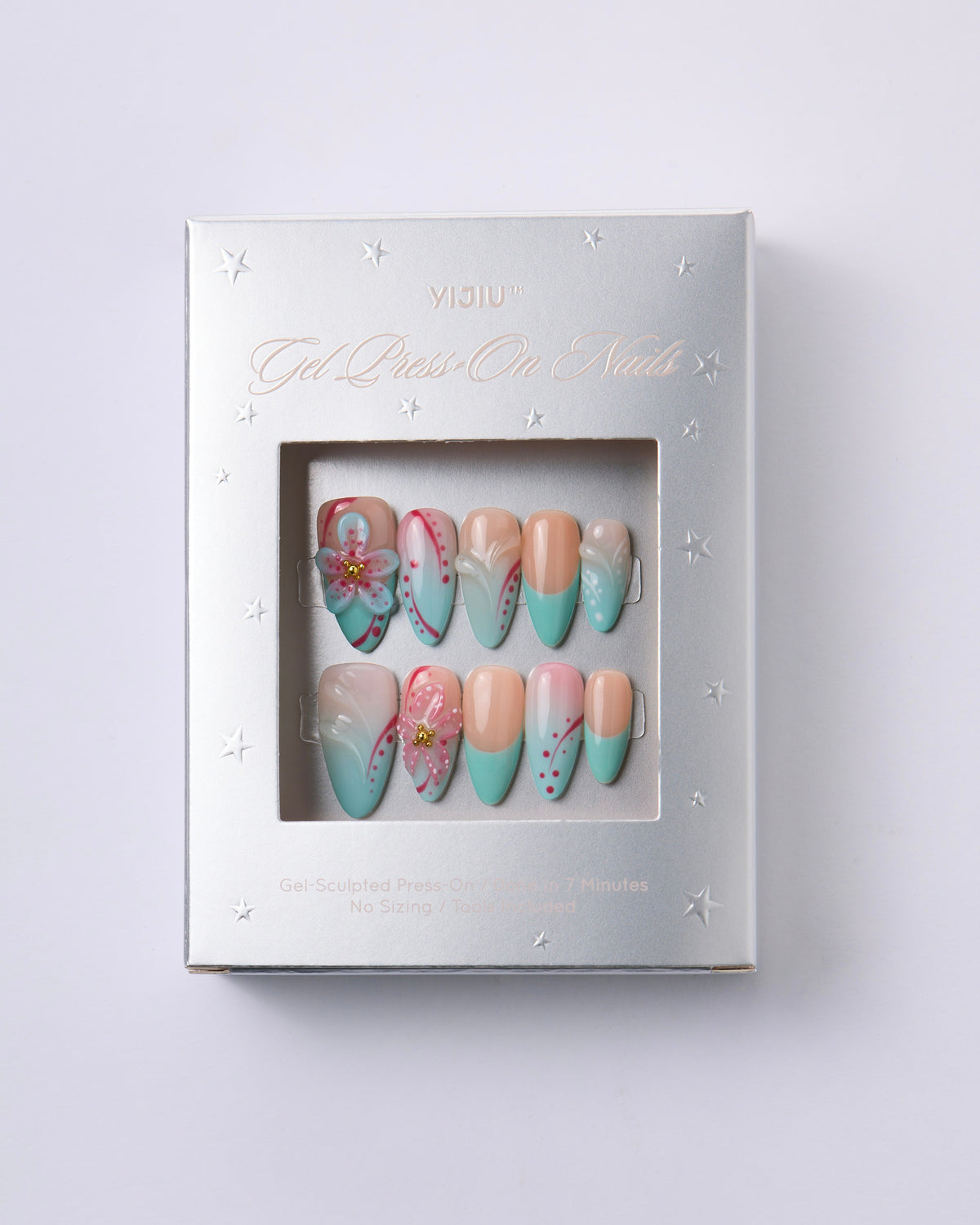 Aqua Tropic — Press-On Nails