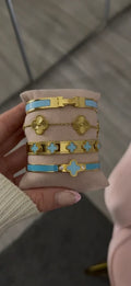 Baby Blue Bracelet Stack