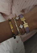 Lavender Bracelet Stack