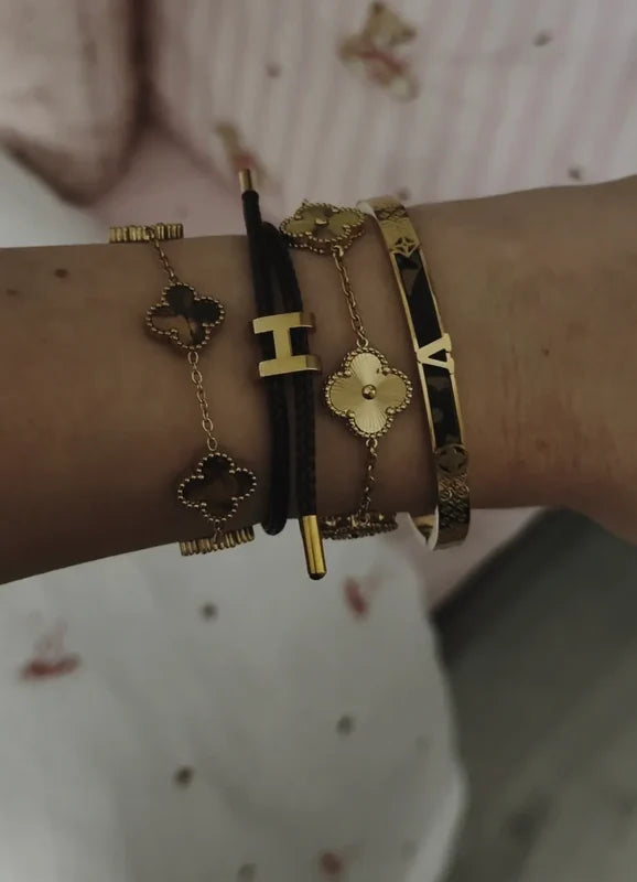 Monogram Bracelet Stack