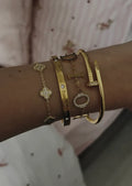 Gold Tone Bracelet Stack