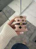 Midnight Black Bracelet Stack