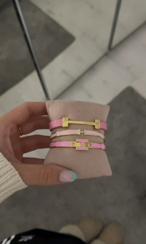 Pink Trio Bracelet Stack