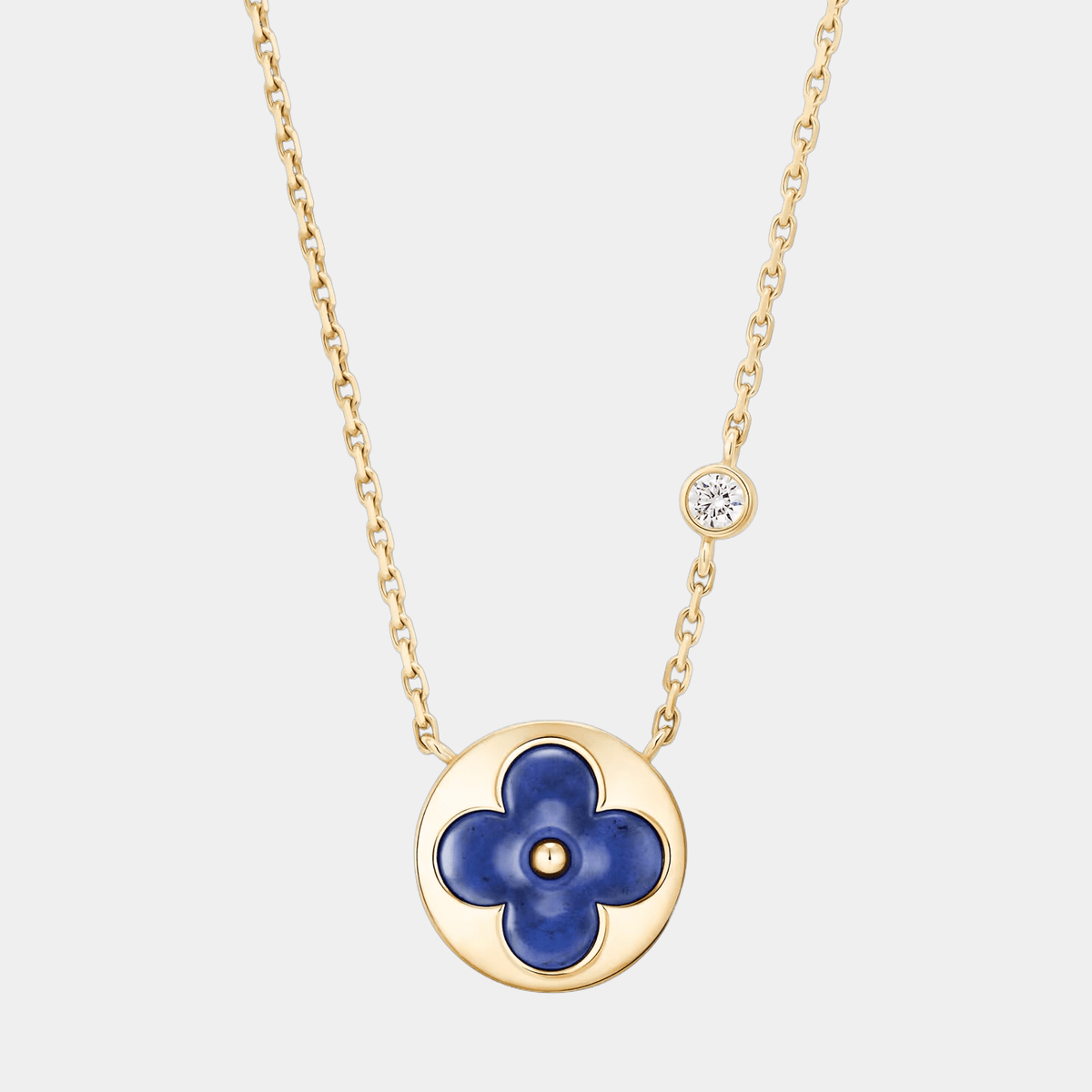Blossom Necklace Clover Pendant