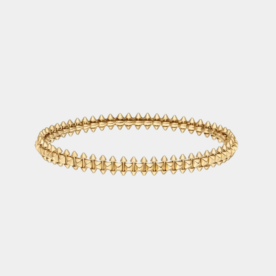 Clash Bangle Bracelet Gold Tone