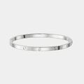 Love Bracelet Clip On Style Silver Tone