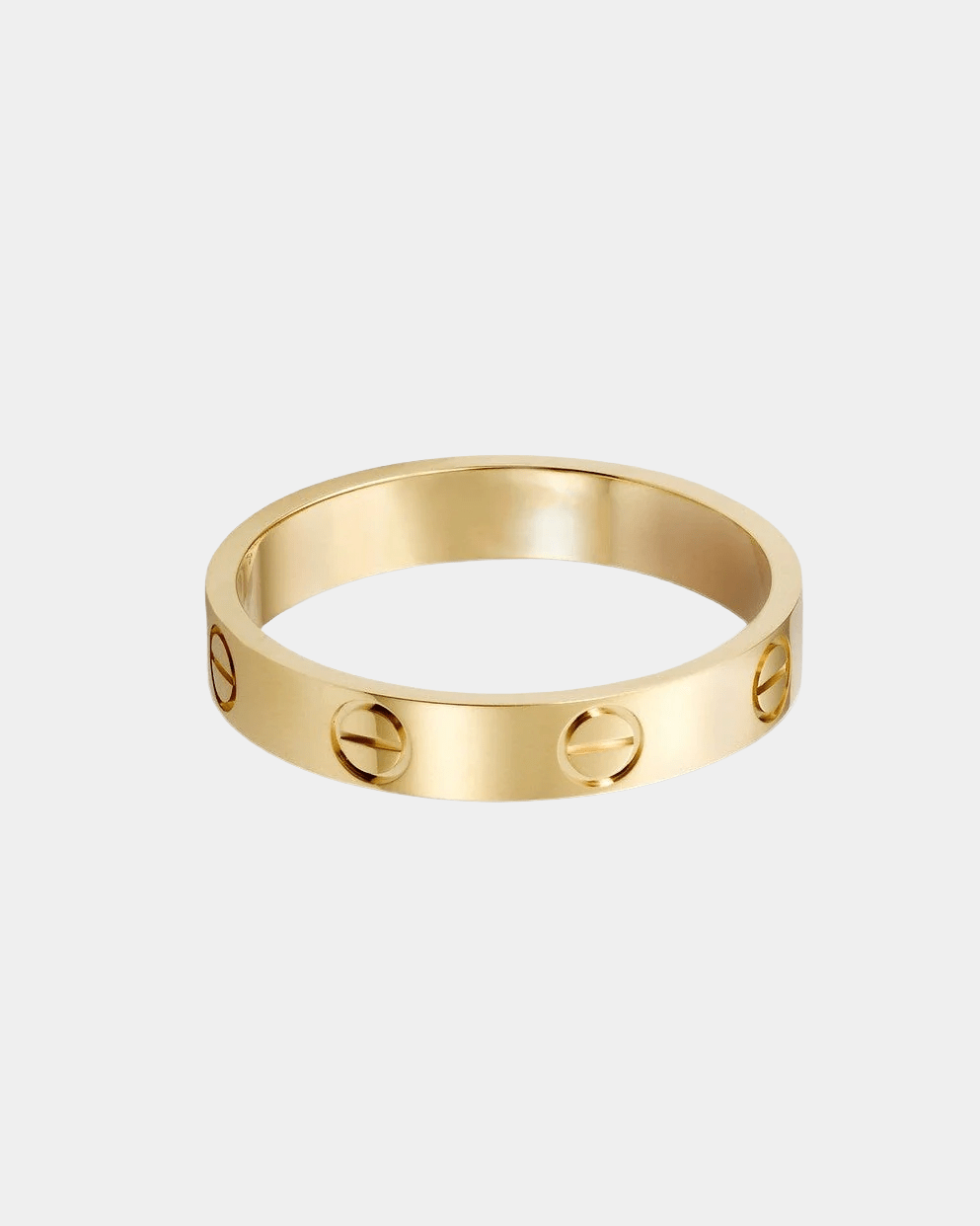 Love Ring Eternity Gold Tone