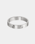 Love Ring Eternity In Silver Tone