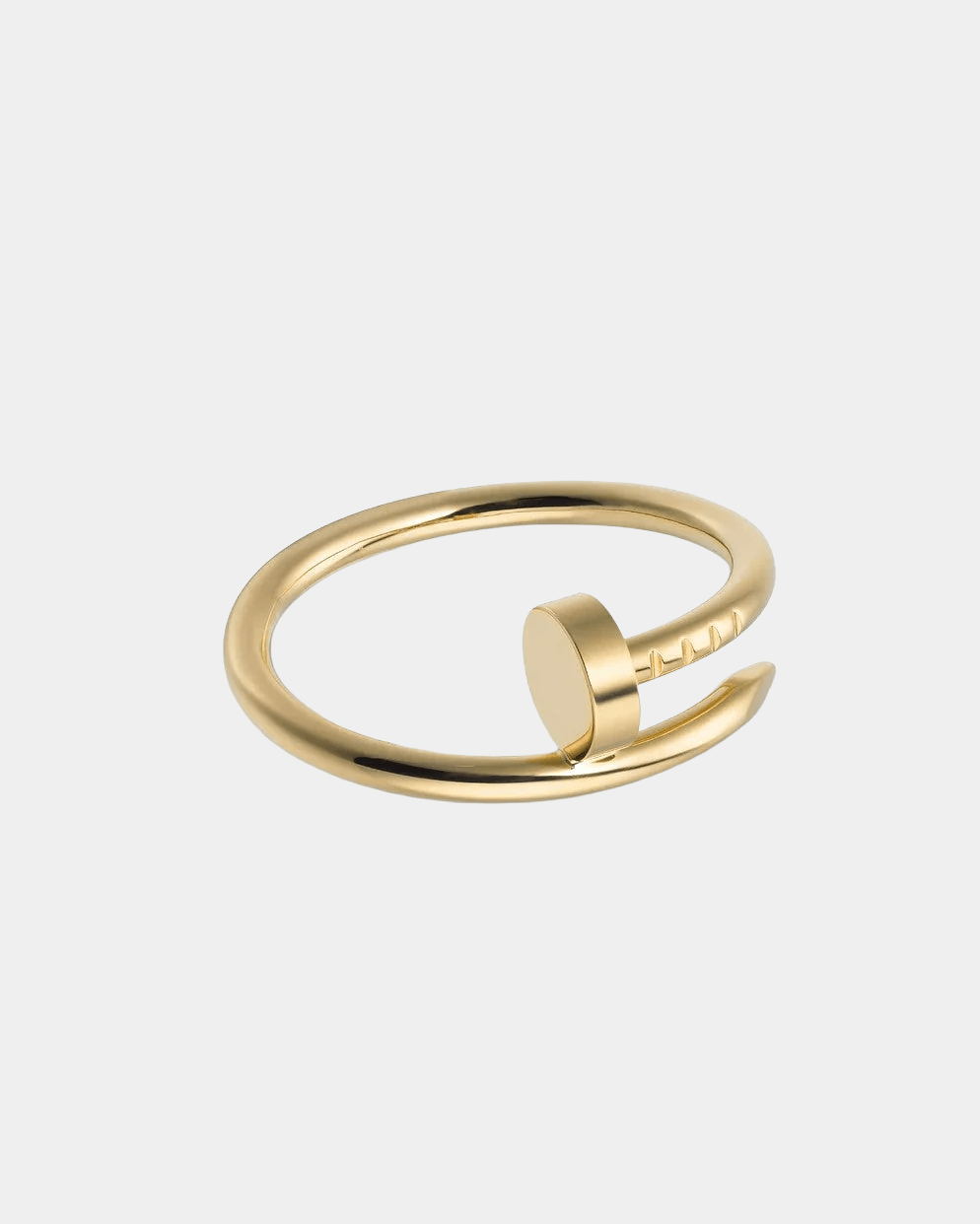 Nail Ring Gold Tone
