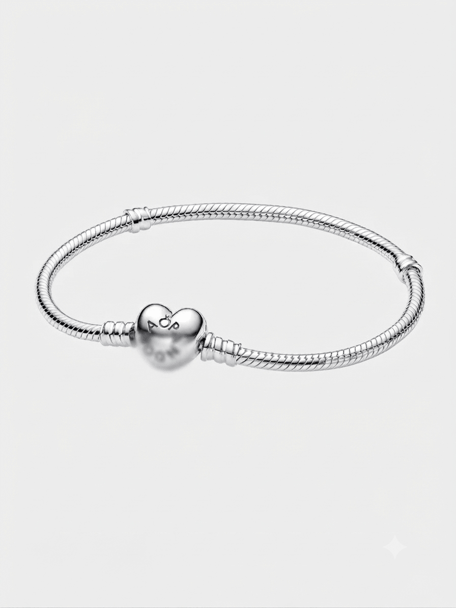 Charm Bracelet in Silver Tone