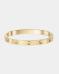 Screw Bangle Love Bracelet Gold Tone