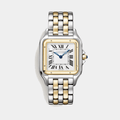 Square Roman Numeral Watch, Two Tone