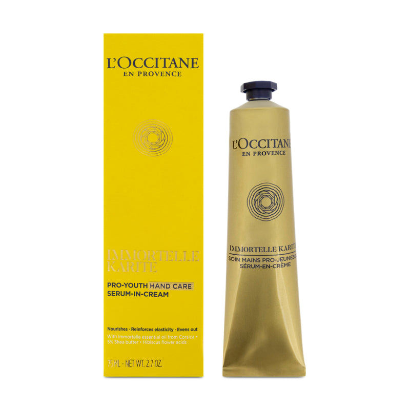 L'Occitane Hand Cream Serum-In-Cream Immortelle Karite Pro-Youth 75ml