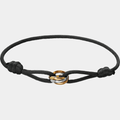 Trinity Rope Bracelet Gold Tone