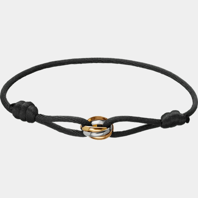 Trinity Rope Bracelet Gold Tone
