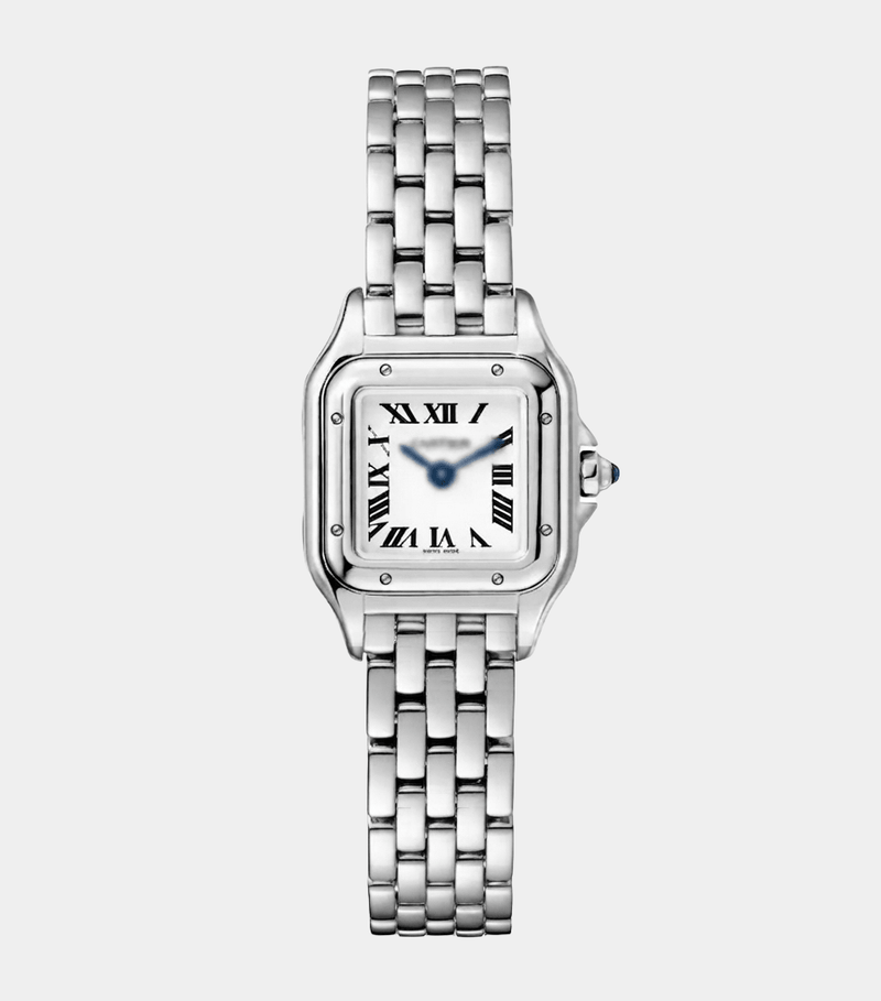 Mini Roman Numeral Watch, Silver Tone
